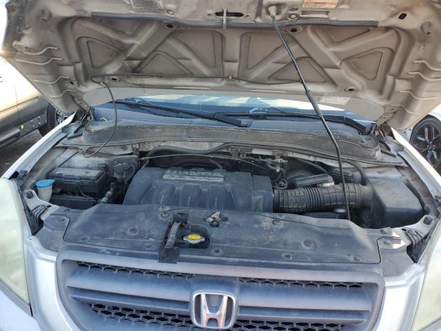 2HKYF18435H571166 - 2005 HONDA PILOT EX SILVER photo 11