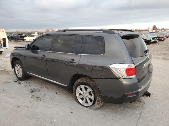 5TDBK3EH8BS073507 - 2011 TOYOTA HIGHLANDER BASE GRAY photo 2