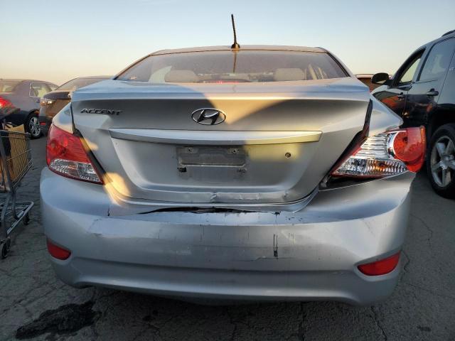 KMHCT4AE7DU542566 - 2013 HYUNDAI ACCENT GLS SILVER photo 6