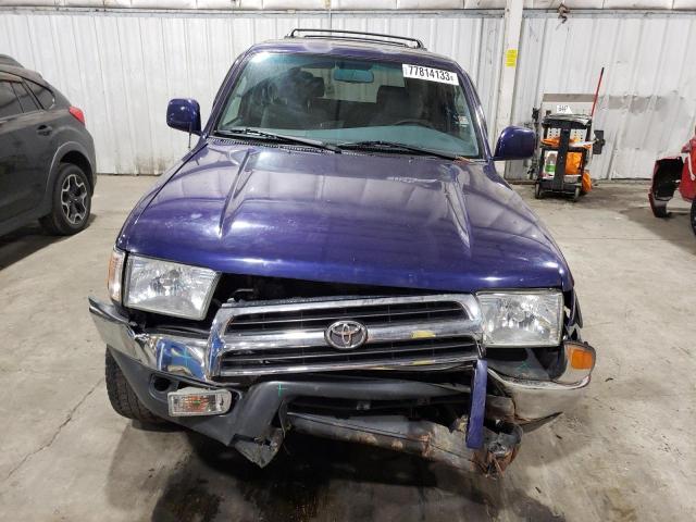 JT3HN86R7Y0283649 - 2000 TOYOTA 4RUNNER SR5 BLUE photo 5