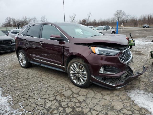 2FMPK4K96LBB04809 - 2020 FORD EDGE TITANIUM BURGUNDY photo 4