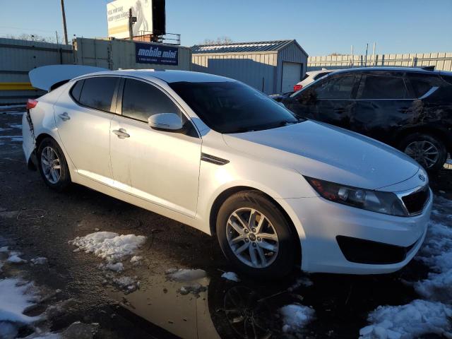 KNAGM4A74B5063711 - 2011 KIA OPTIMA LX WHITE photo 4