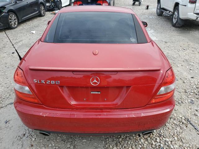 WDBWK54F27F158944 - 2007 MERCEDES-BENZ SLK 280 RED photo 10