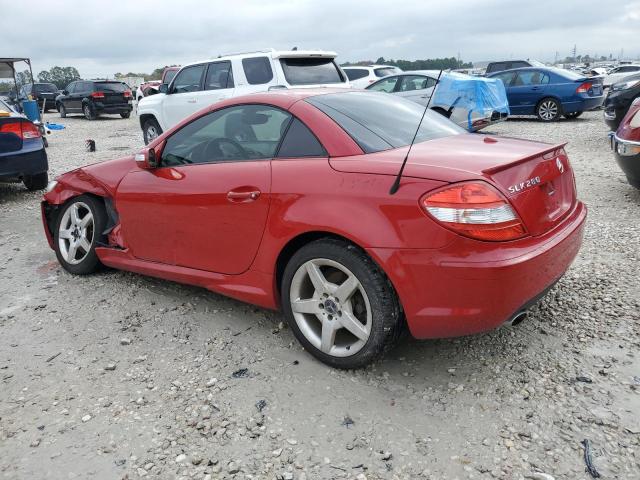 WDBWK54F27F158944 - 2007 MERCEDES-BENZ SLK 280 RED photo 2