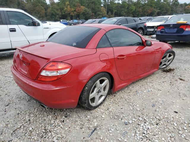 WDBWK54F27F158944 - 2007 MERCEDES-BENZ SLK 280 RED photo 3