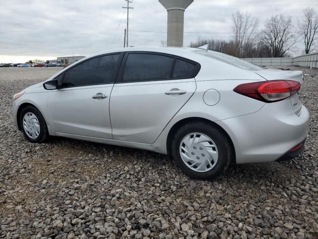 3KPFK4A78JE181199 - 2018 KIA FORTE LX SILVER photo 2