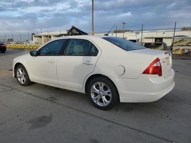 3FAHP0GA9CR416796 - 2012 FORD FUSION S WHITE photo 2