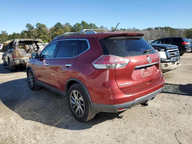 5N1AT2MT6EC759233 - 2014 NISSAN ROGUE S BURGUNDY photo 2