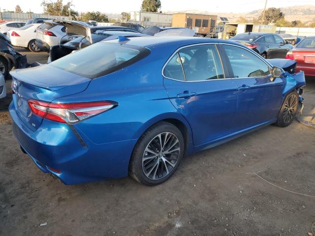 4T1B11HK5KU277705 - 2019 TOYOTA CAMRY L BLUE photo 3