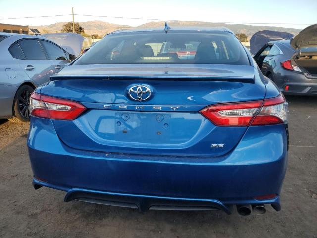 4T1B11HK5KU277705 - 2019 TOYOTA CAMRY L BLUE photo 6