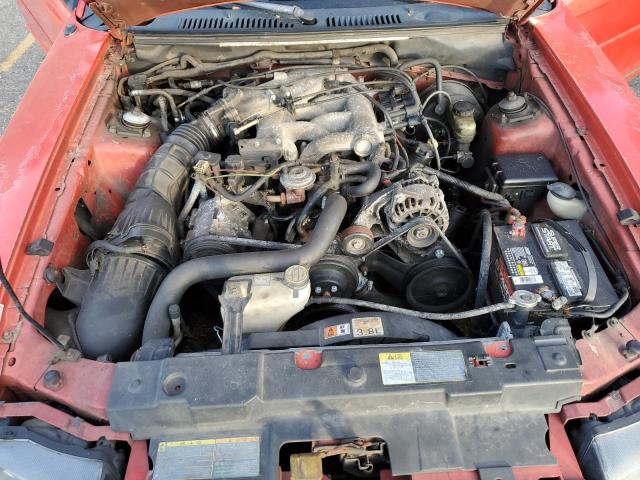 1FAFP44491F159467 - 2001 FORD MUSTANG RED photo 11