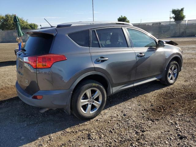 2T3RFREV0FW347606 - 2015 TOYOTA RAV4 XLE GRAY photo 3