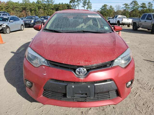 2T1BURHE5GC663419 - 2016 TOYOTA COROLLA L RED photo 5