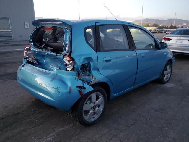 KL1TG66606B651673 - 2006 CHEVROLET AVEO LT BLUE photo 3