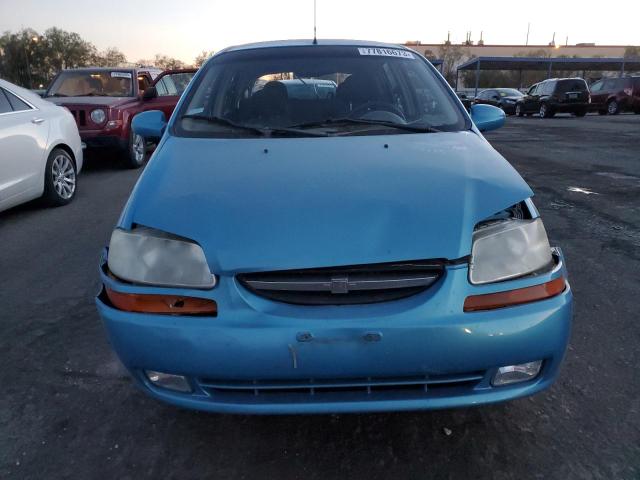 KL1TG66606B651673 - 2006 CHEVROLET AVEO LT BLUE photo 5