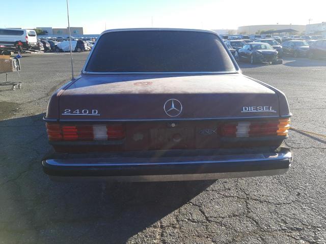 12312312056240 - 1978 MERCEDES-BENZ 240 D BURGUNDY photo 6