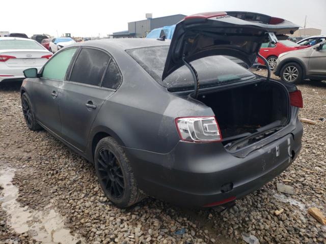 3VWDZ7AJ3BM379631 - 2011 VOLKSWAGEN JETTA SE GRAY photo 2