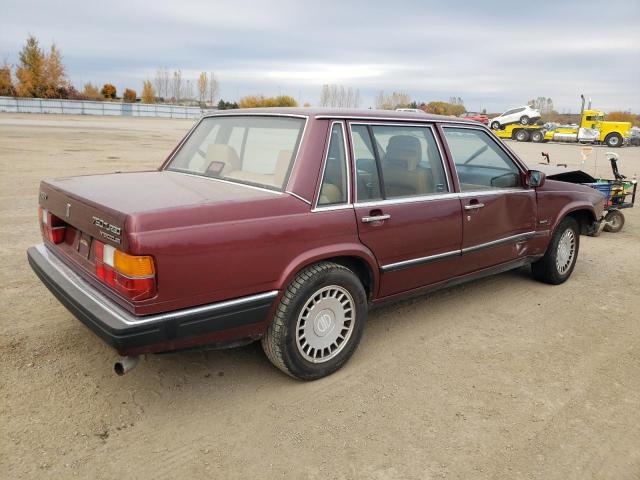 YV1GX8740K0076610 - 1989 VOLVO 760 MAROON photo 3