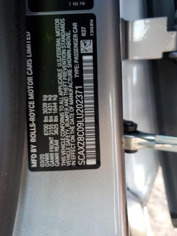 SCAXZ8C09LU202371 - 2020 ROLLS-ROYCE DAWN BASE Gris photo 14
