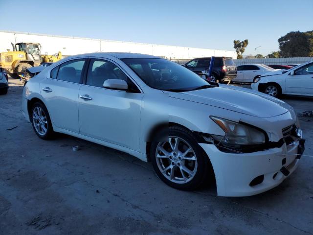 1N4AA5AP7DC809791 - 2013 NISSAN MAXIMA S WHITE photo 4