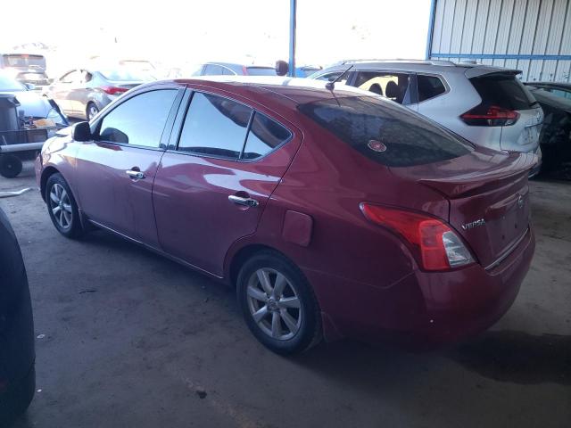 3N1CN7AP3EL861026 - 2014 NISSAN VERSA S RED photo 2