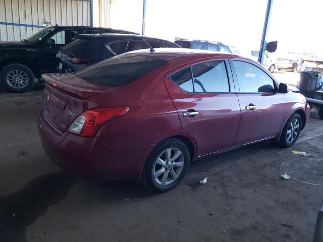 3N1CN7AP3EL861026 - 2014 NISSAN VERSA S RED photo 3