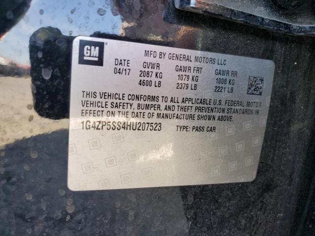 1G4ZP5SS4HU207523 - 2017 BUICK LACROSSE ESSENCE BLACK photo 12