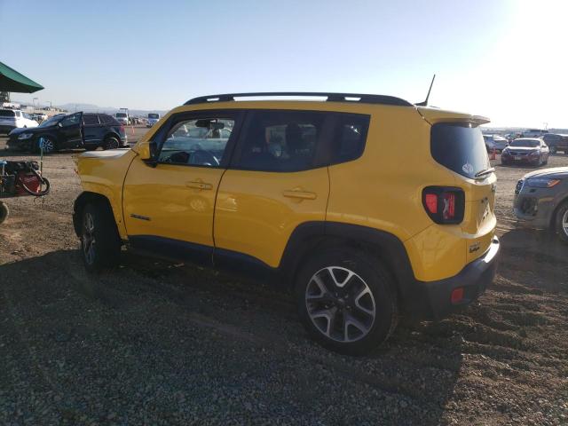 ZACCJBBB2JPH24806 - 2018 JEEP RENEGADE LATITUDE YELLOW photo 2