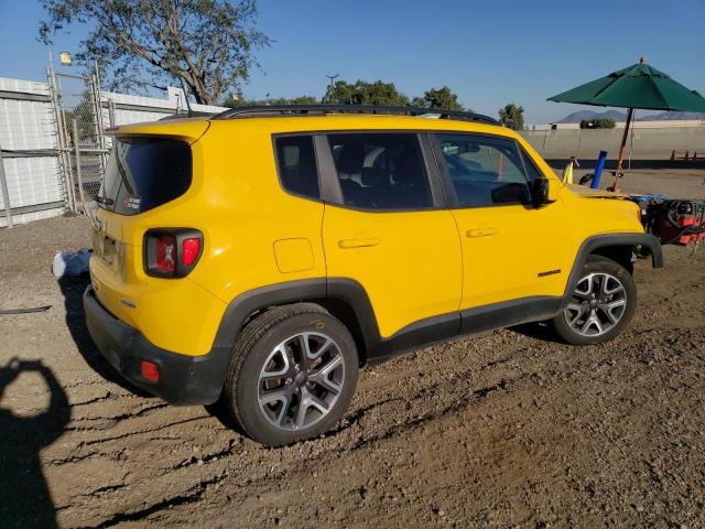 ZACCJBBB2JPH24806 - 2018 JEEP RENEGADE LATITUDE YELLOW photo 3