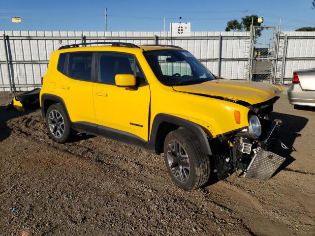 ZACCJBBB2JPH24806 - 2018 JEEP RENEGADE LATITUDE YELLOW photo 4