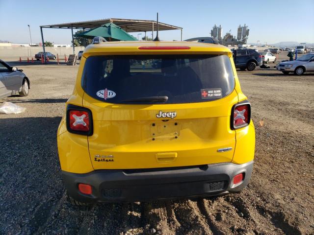 ZACCJBBB2JPH24806 - 2018 JEEP RENEGADE LATITUDE YELLOW photo 6