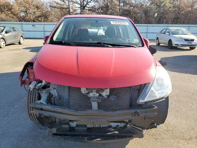 3N1BC1CP0CL361415 - 2012 NISSAN VERSA S RED photo 5