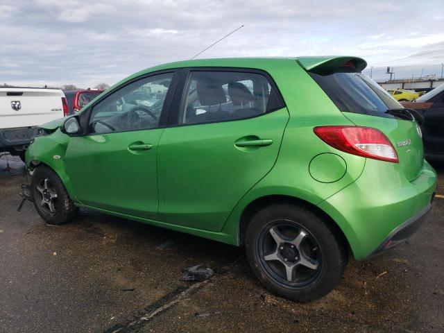 JM1DE1LY5C0147302 - 2012 MAZDA MAZDA2 GREEN photo 2