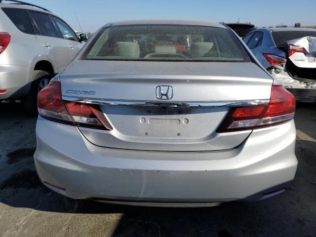 19XFB2F57DE069719 - 2013 HONDA CIVIC LX SILVER photo 6