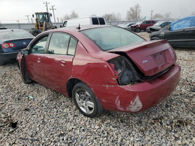 1G8AZ55F67Z114928 - 2007 SATURN ION LEVEL 2 Qırmızı foto 2