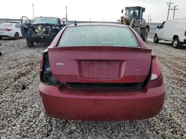 1G8AZ55F67Z114928 - 2007 SATURN ION LEVEL 2 Qırmızı foto 6
