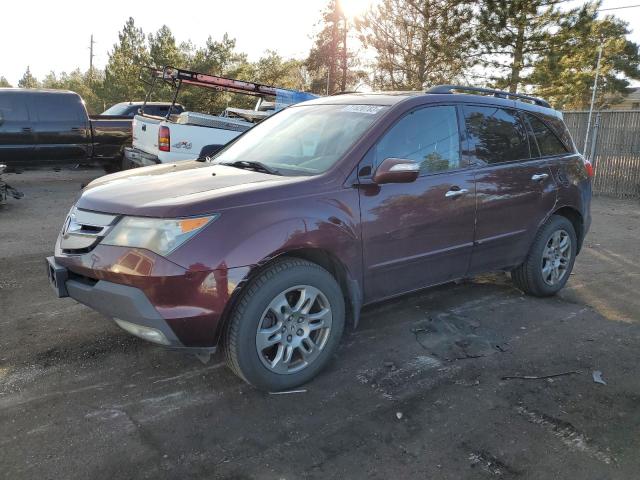 2HNYD28448H515949 - 2008 ACURA MDX TECHNOLOGY BURGUNDY photo 1