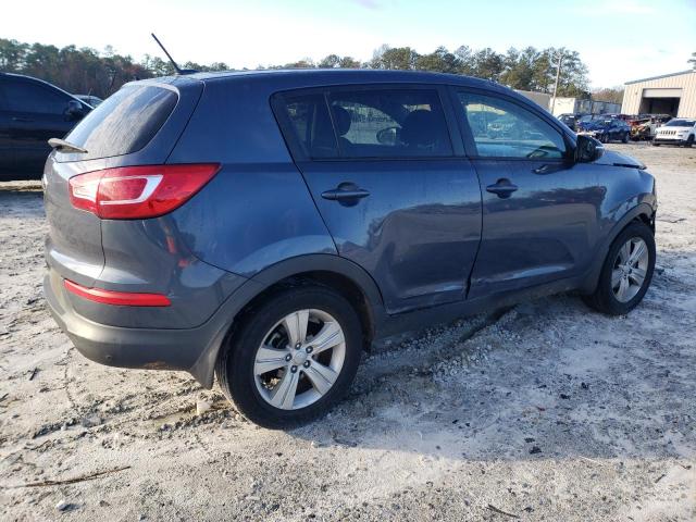 KNDPB3A24D7386820 - 2013 KIA SPORTAGE BASE BLUE photo 3