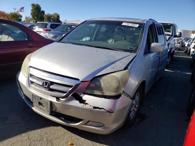 5FNRL38826B039922 - 2006 HONDA ODYSSEY TOURING SILVER photo 1