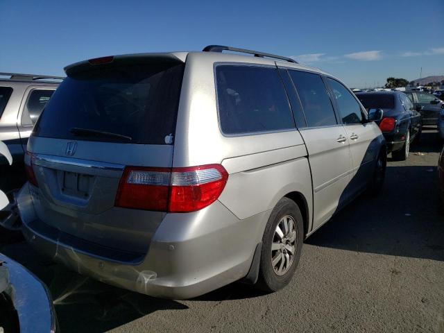 5FNRL38826B039922 - 2006 HONDA ODYSSEY TOURING SILVER photo 3