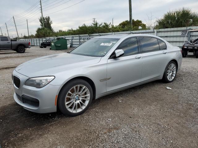 WBAYE8C50ED136362 - 2014 BMW 750LI LI SILVER photo 1