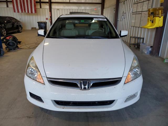 1HGCM56736A174247 - 2006 HONDA ACCORD EX WHITE photo 5