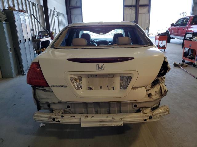 1HGCM56736A174247 - 2006 HONDA ACCORD EX WHITE photo 6