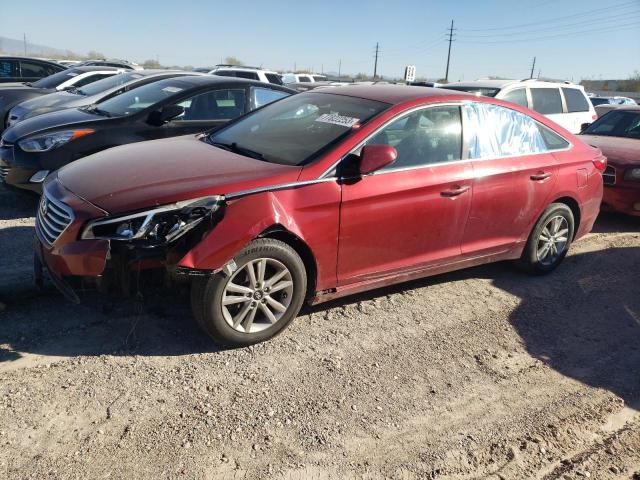 5NPE24AF8FH194377 - 2015 HYUNDAI SONATA SE MAROON photo 1