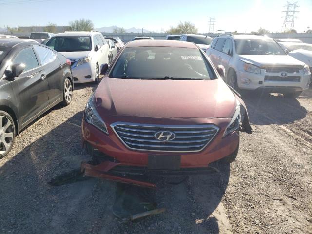 5NPE24AF8FH194377 - 2015 HYUNDAI SONATA SE MAROON photo 5