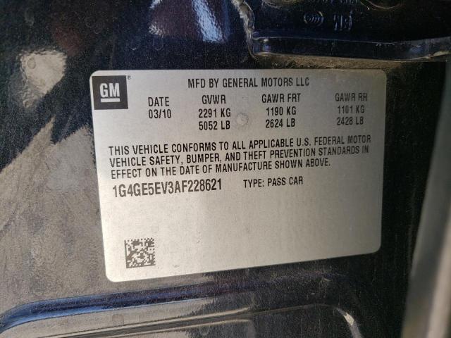 1G4GE5EV3AF228621 - 2010 BUICK LACROSSE CXS Qara foto 12