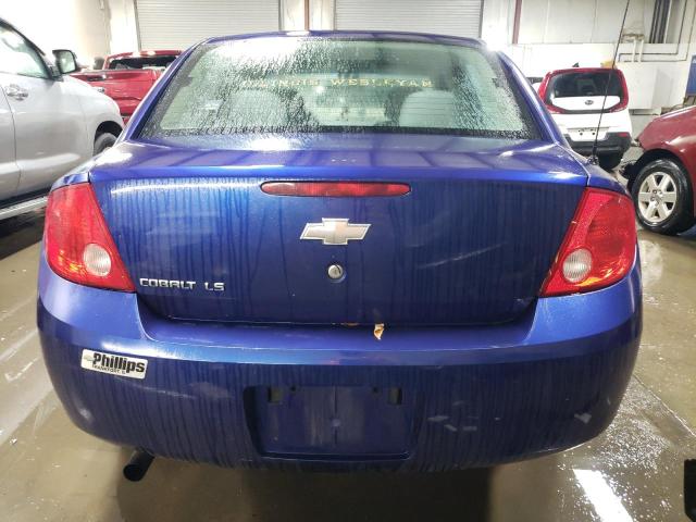 1G1AK55F577322927 - 2007 CHEVROLET COBALT LS BLUE photo 6