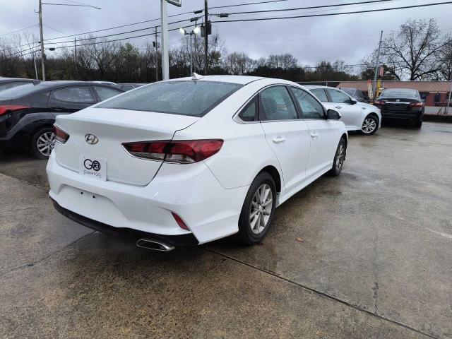 5NPE24AF0JH722521 - 2018 HYUNDAI SONATA SE WHITE photo 4