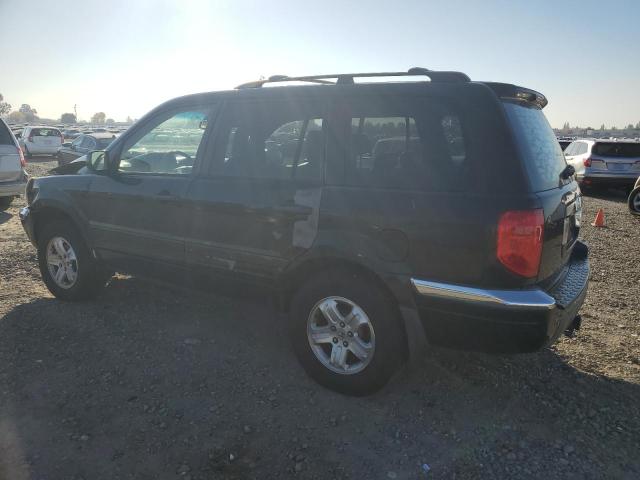 2HKYF18564H500910 - 2004 HONDA PILOT EXL BLACK photo 2