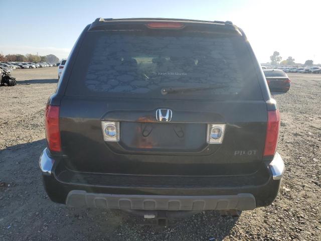 2HKYF18564H500910 - 2004 HONDA PILOT EXL BLACK photo 6